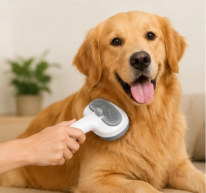 FurHalo™ Self-Cleaning Pet Grooming Brush